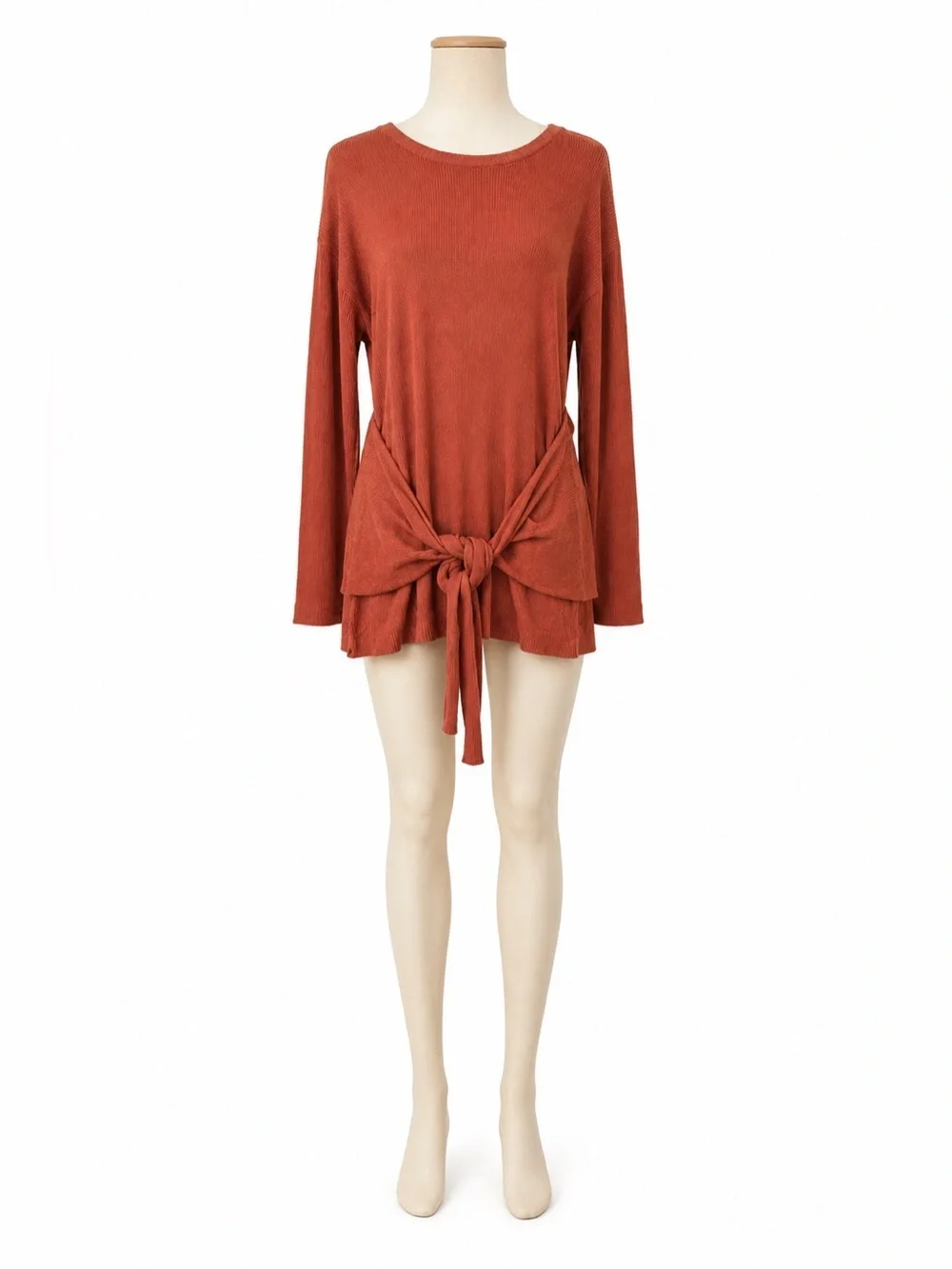 Free People Free-Est Spencer Tie Waist Knit Mini Dress M